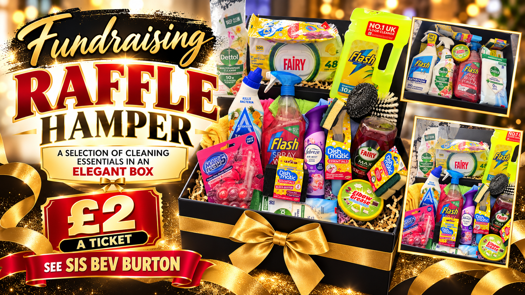 Fundraising Raffle Cleaning Hamper